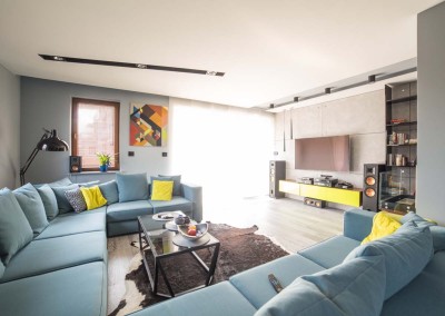 Wnętrze apartamentu w Bydgoszczy i stylowe meble wykonane na wymiar